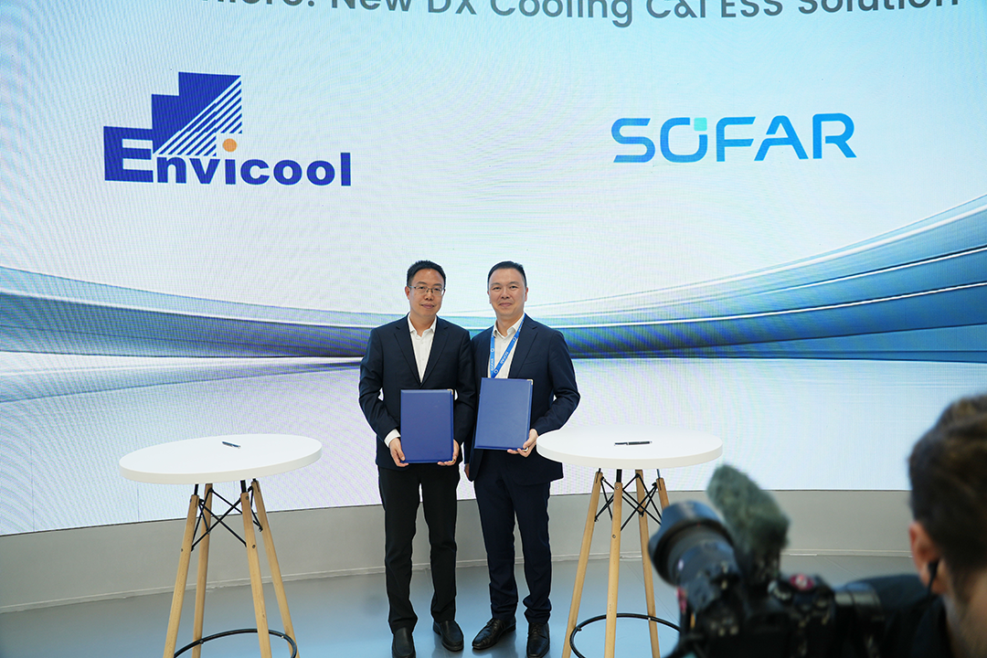 慕尼黑儲(chǔ)能展：英維克與首航新能源簽約，開(kāi)拓工商儲(chǔ)直冷應(yīng)用